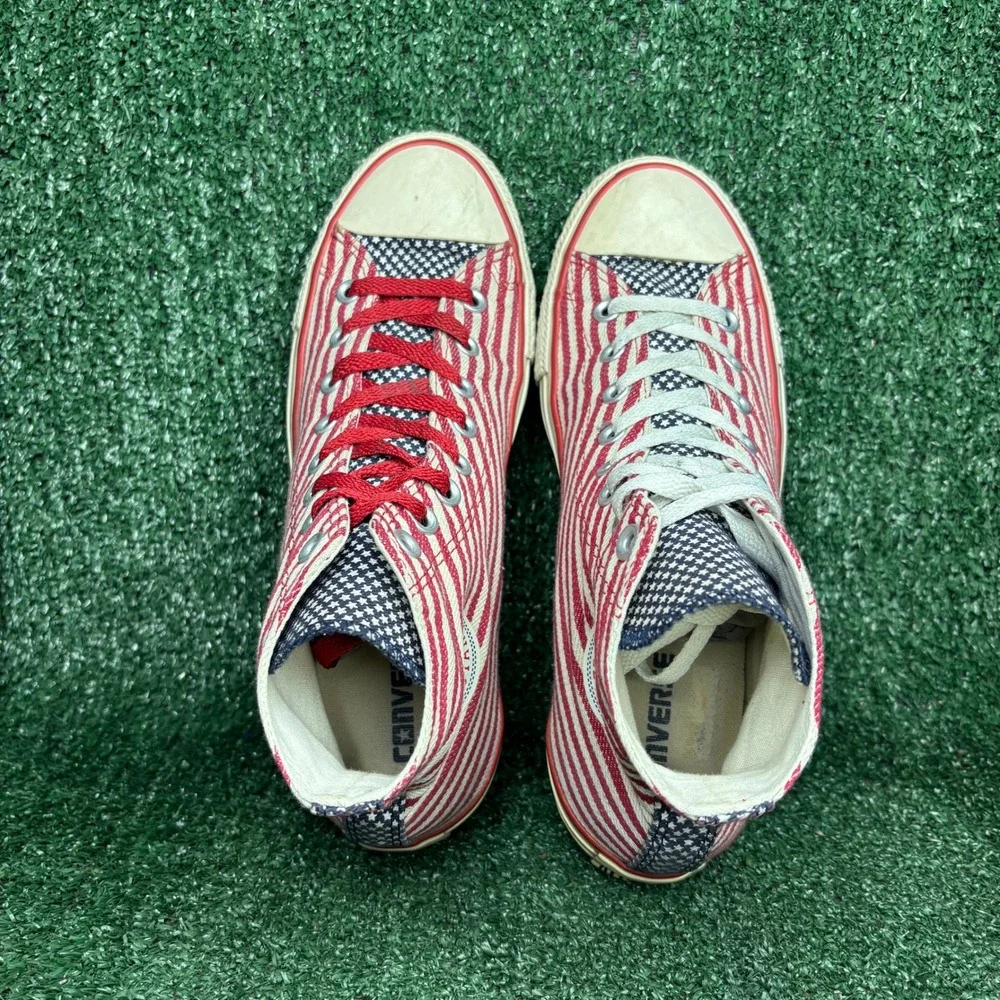 Converse Chuck Taylor All Star Spec Hi USA Sneakers Red Unisex Mens 8 Womens 10‎